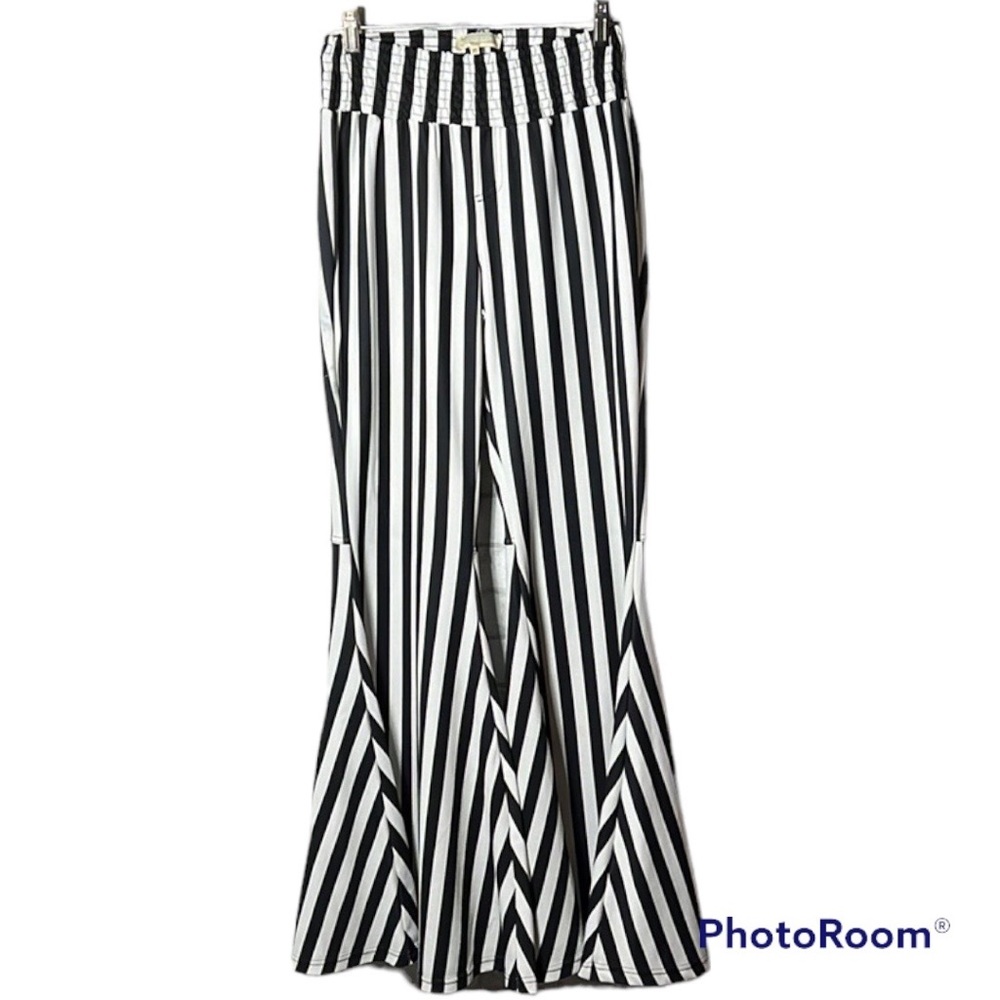 Turquoise haven stripe fare pants size XS